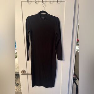 RW&CO. Classic Black Long Sleeve Dress